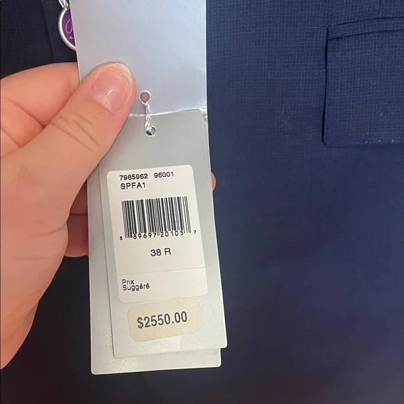 Ralph Lauren Purple Label Dark Navy Two-Piece Suit - Picture 3 of 9